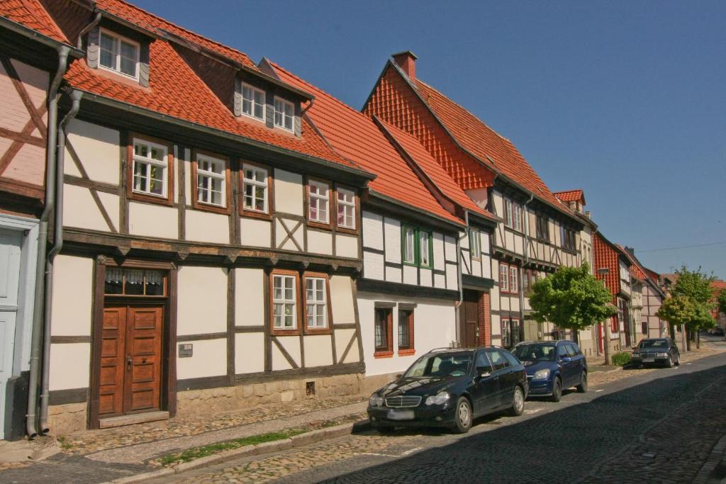 Urlaub Im Fachwerk - Das Sattlerhaus 크베들린부르크 외부 사진