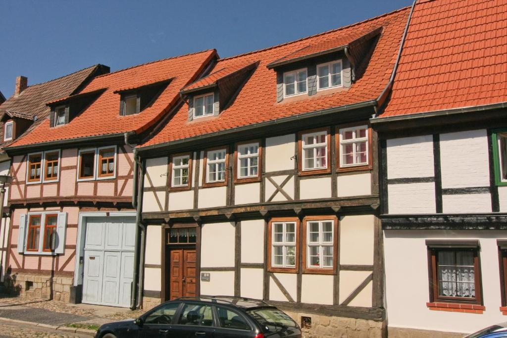 Urlaub Im Fachwerk - Das Sattlerhaus 크베들린부르크 외부 사진